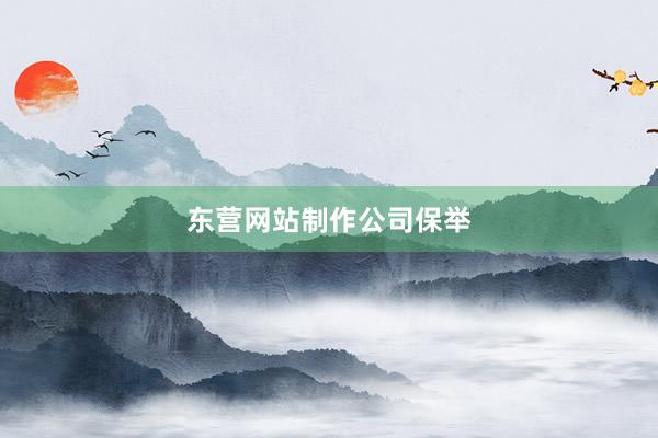 东营网站制作公司保举