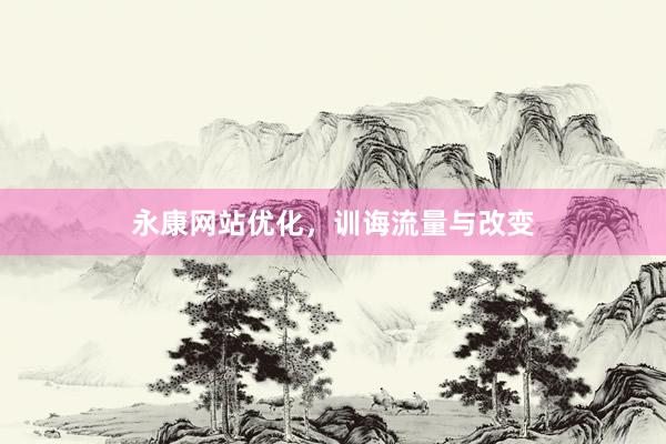 永康网站优化，训诲流量与改变